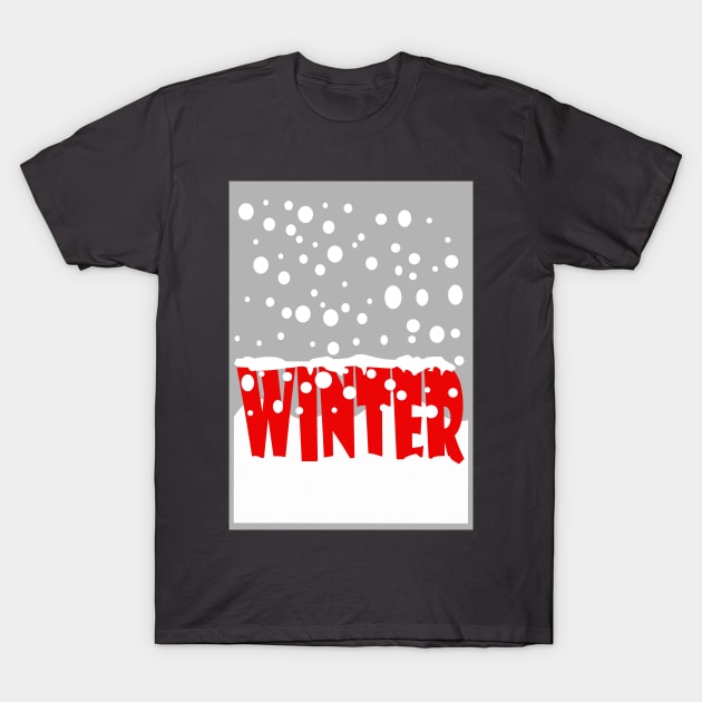 winter T-Shirt by robelf